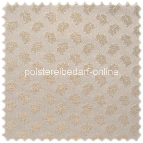 Fashion M�belstoff Bern Blattmuster Natur (Elfenbein)