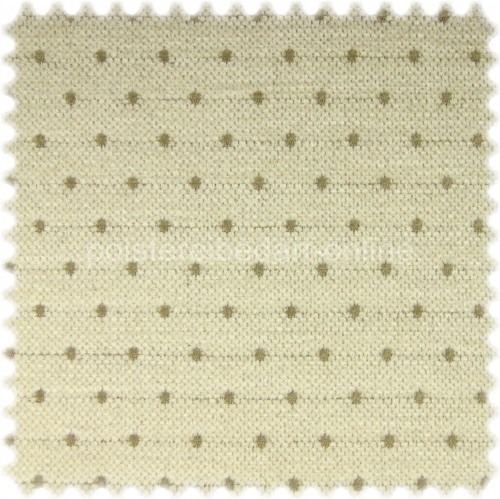 M�belstoff 100% Baumwolle Smart Natur Punktmuster