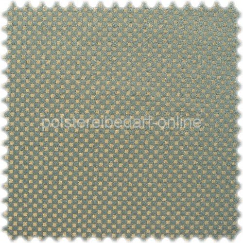 Fashion M�belstoff Z�rich Kariert Gr�n-Gold