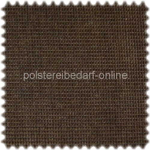 Heiro Comfort Chenille M�belstoff Piqu� Braun