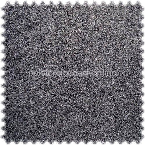 Microfaser M�belstoff Soft Anthrazit mit Fleckschutz