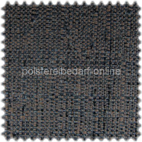 Struktur Boucl� M�belstoff Robusta Braun/Schwarz