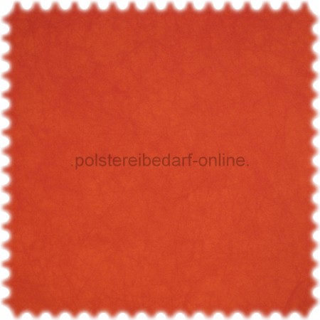 AKTION Skai Kunstleder Super Soft-Touch Microfaseroptik Blutorange DIN 4102 B2 EN 1021 1+2