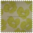 AKTION Jacquard Floral M�belstoff Carmina Kiwi/Gr�nbeige