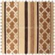 AKTION Chenille Stil M�belstoff Orient Marokko Mokka mit Streifen 