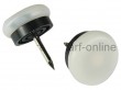 M�belgleiter zum Nageln mit wei�er Kunststoffkappe 7399/20mm