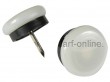 M�belgleiter zum Nageln mit wei�er Kunststoffkappe 7399/23mm