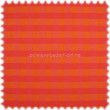 AKTION Trevira CS Karierter Flachgewebe M�belstoff Hellbritt Telemagenta Rot