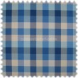 AKTION Trevira CS Karierter Flachgewebe M�belstoff Tonsberg Blau