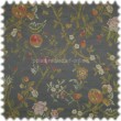 Jacquard Flachgewebe Floral M�belstoff Sakura Blaugrau