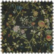 Jacquard Flachgewebe Floral M�belstoff Sakura Schwarz