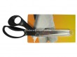 Profi Stoff Schere Stahl mit Kunststoffgriff Schwarz 24 cm