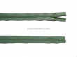 0,90 Meter Kunststoff Rei�verschluss mit Metall Zipper Resedagr�n 