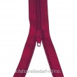 Rei�verschluss Meterware mit Metall Schieber Bordeaux