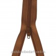 Rei�verschluss Meterware mit Metall Schieber Terracotta