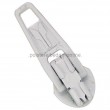 100 St�ck Metall Schieber Weiss
