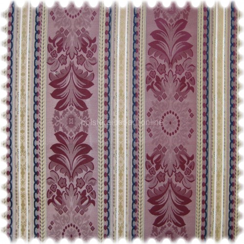 AKTION Italienischer Jaquard Stilm�belstoff Bari Bordeaux