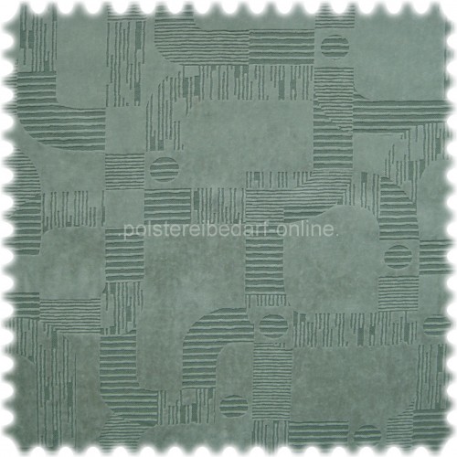 AKTION Original Microfibres� Flockvelours M�belstoff Marley Celadon
