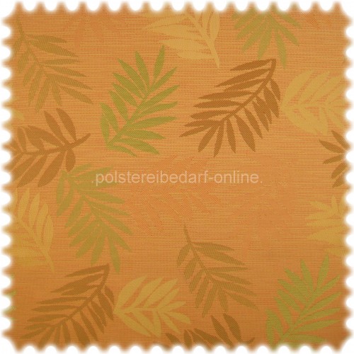 AKTION Trevira CS Floral Flachgewebe Garda CS Sonnengelb