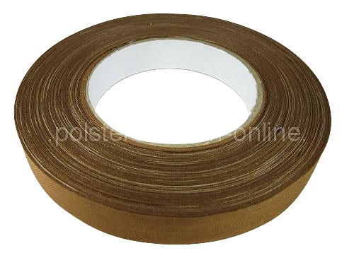 Gewebeklebeband - Stuhlkleband - Gewebeband Braun 19mm x 50 Meter