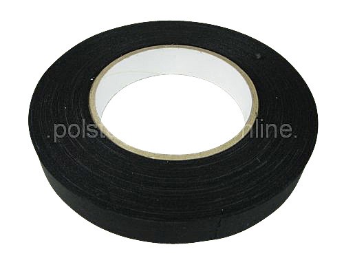 Gewebeklebeband - Stuhlkleband - Gewebeband Schwarz 19mm x 50 Meter