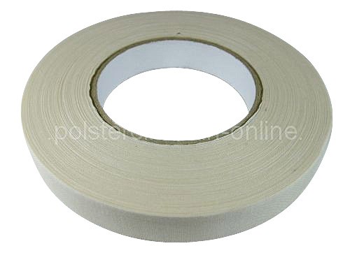 Gewebeklebeband - Stuhlkleband - Gewebeband Weiss 19mm x 50 Meter