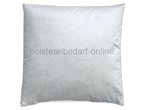 Deko Kissen 50cm x 50cm mit 550 Gramm halbwei�en G�nse und Entenfedern 