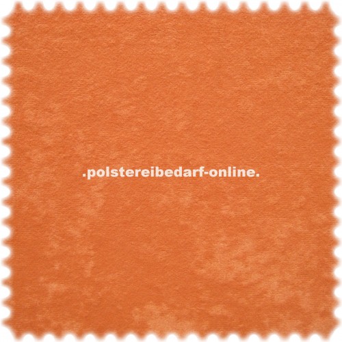 polstereibedarf-online TOP PREIS AKTION Microfaser M&ouml;belstoff Poker Orange