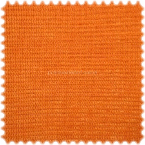 Heiro Comfort Chenille M�belstoff Piqu� Orange