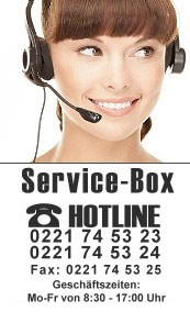 Hotline: 0221 74 53 23