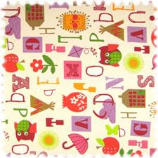 Pinker Kinderstoff