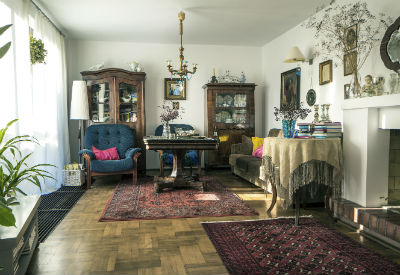 Das Biedermeier-Wohnzimmer