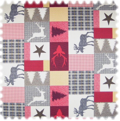farbdruck-moebelstoff-elch-bordeaux-rot-beige farbdruck-moebelstoff-elch-bordeaux-rot-beige