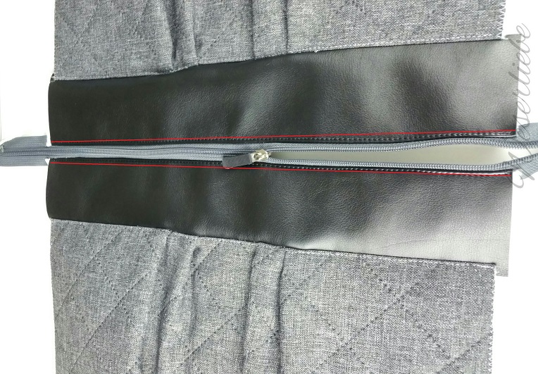 nähanleitung handtasche aussentasche schritt 39