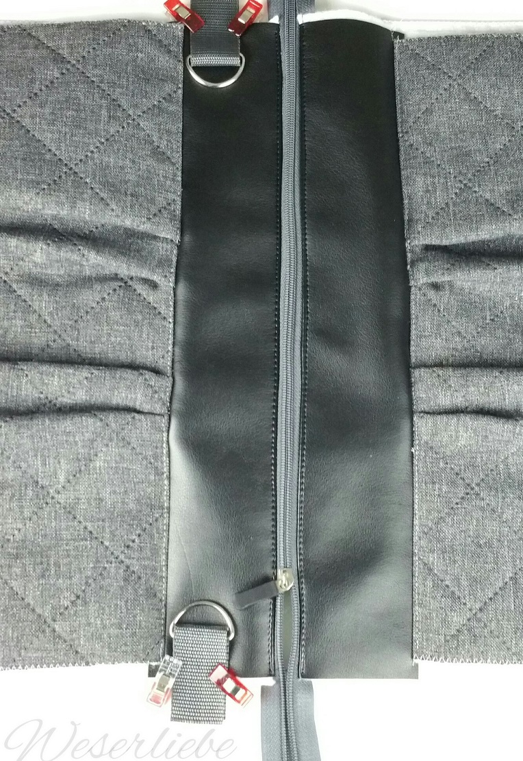 nähanleitung handtasche aussentasche schritt 40