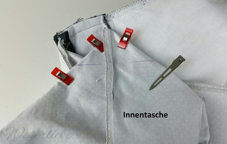 nähanleitung handtasche aussentasche schritt 46