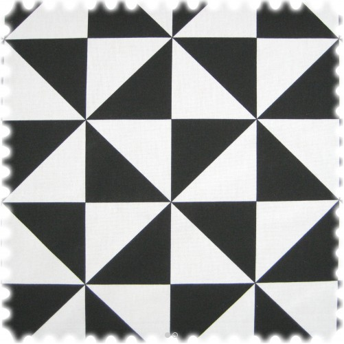 stoff-farbdruck-dreieck-schwarz-weiss