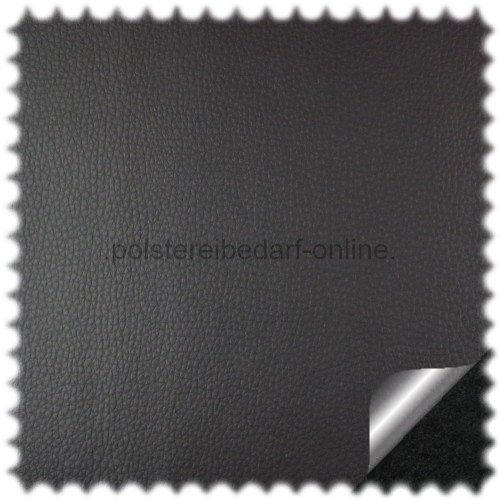Kunstleder Büffel Schwarz mit Fleckschutz Büffelkunstleder in schwarz
