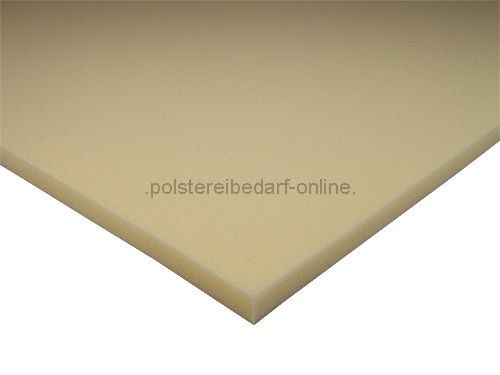 Schaumstoff Platte 200cm x 130cm x 2cm RG 50/75 Polstermaterialien ...