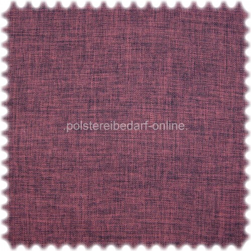 Leinen Optik Möbelstoff Klud Purpur Violett Meliert mit DuPont™ Teflon® Fleckschutz