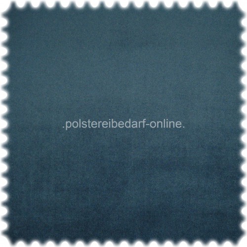 Hochwertiger Samt Möbelstoff MOHAIR LOOK Blau