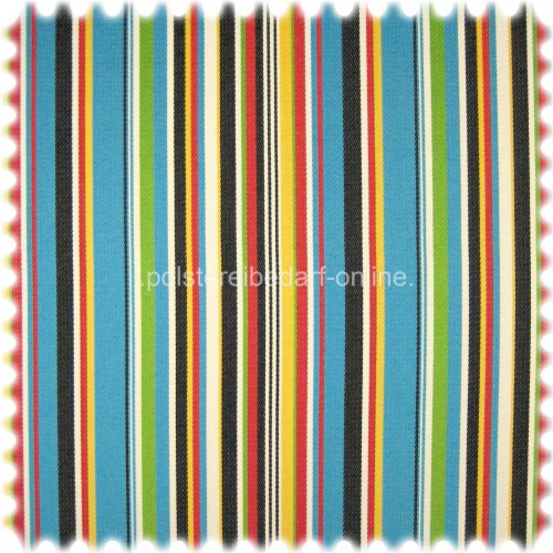 Bunt gestreifter Outdoor Stoff Bunt gestreifter Outdoor Stoff